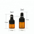 mini vial essential oil glass bottle